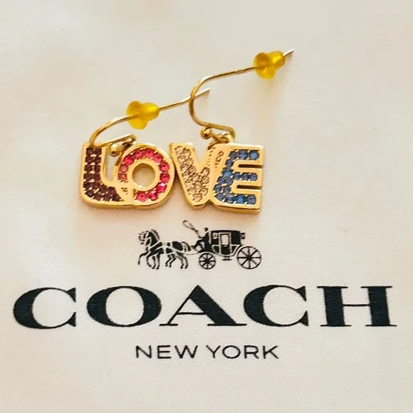Coach Rainbow Love Earrings - Picture 6 of 12